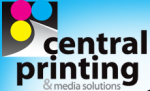 central, printing, logo