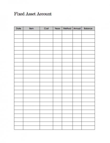 asset template